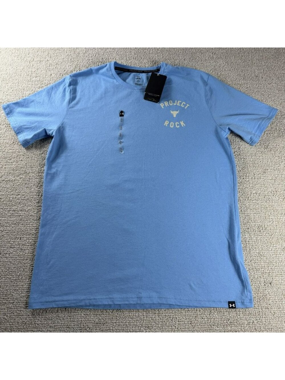 Under Armour Project Rock #7 T-Shirt Blue Men’s Size Large